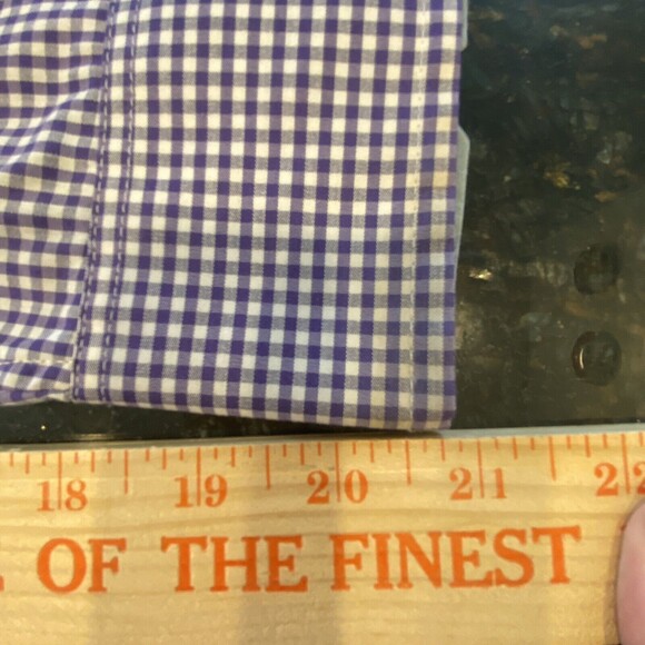 IZOD Men's BCheck Shirt Button Up LARGE Natural Stretch Long Sleeve NWOT - Picture 11 of 14